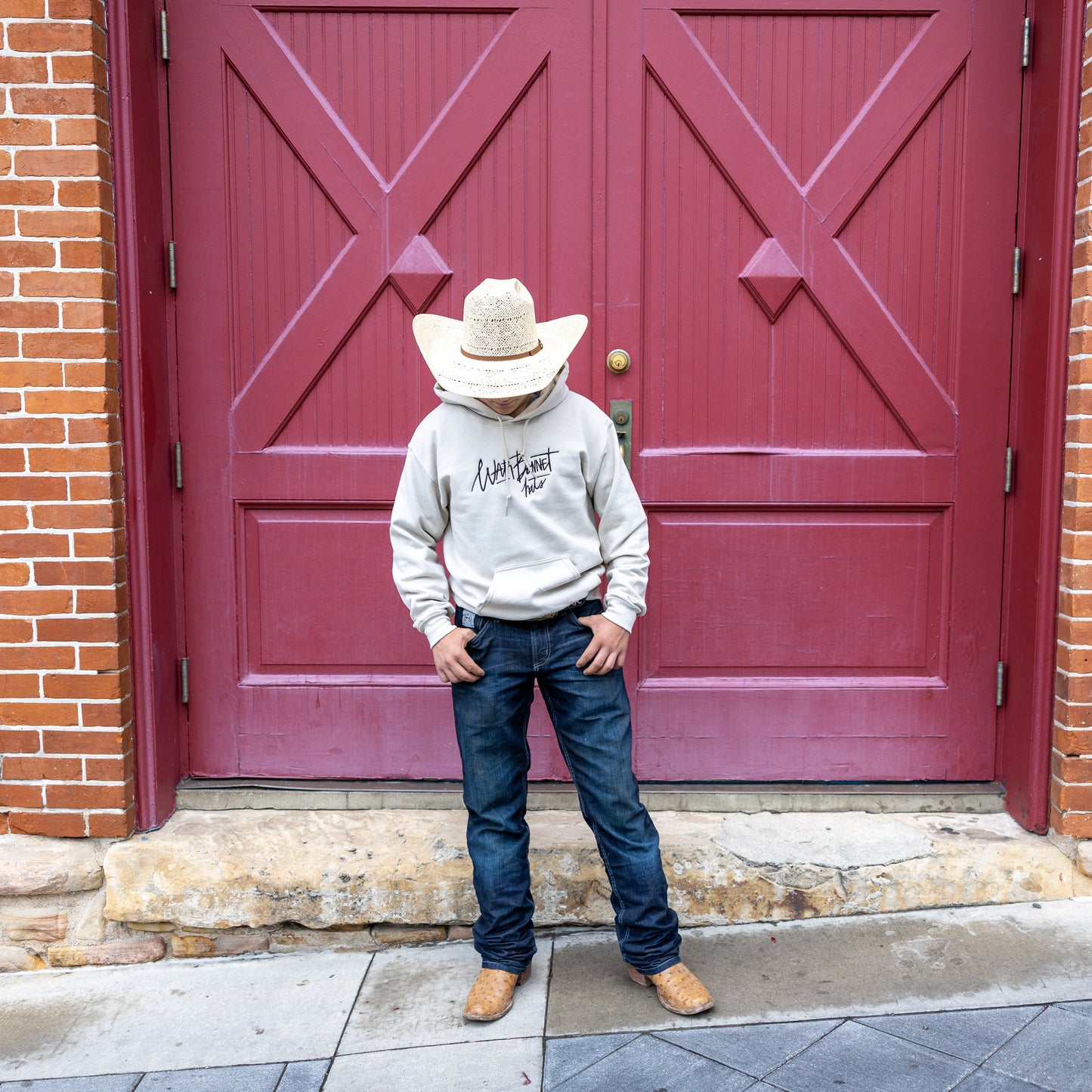 Cream and Black Warbonnet Hoodie