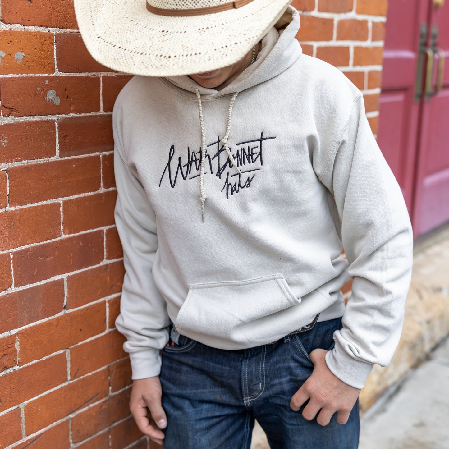 Cream and Black Warbonnet Hoodie