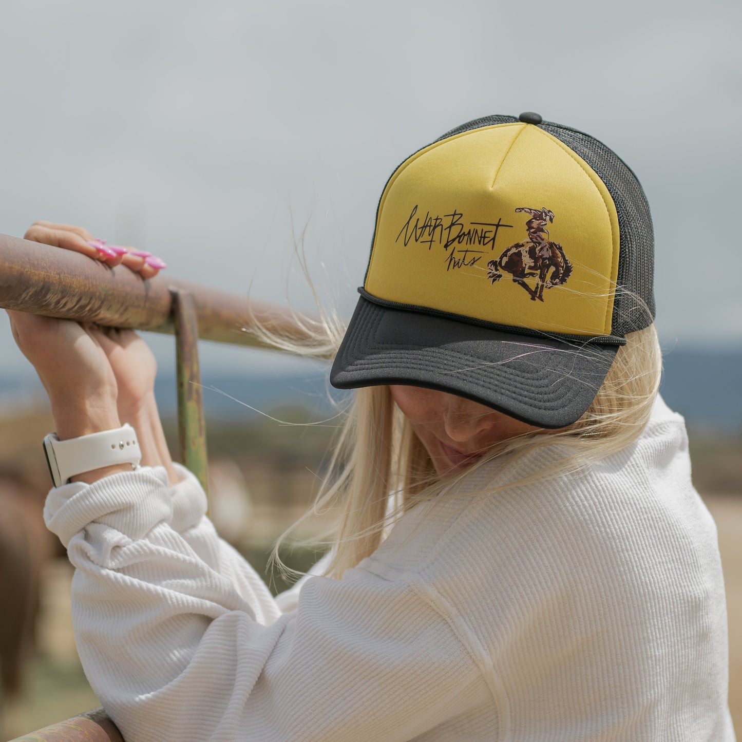 Yellow Trucker Hat