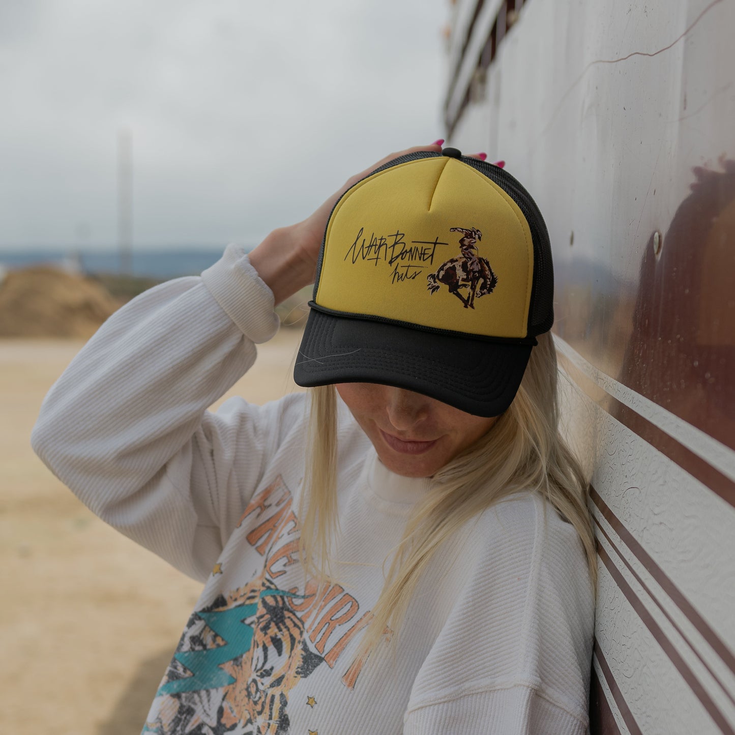 Yellow Trucker Hat