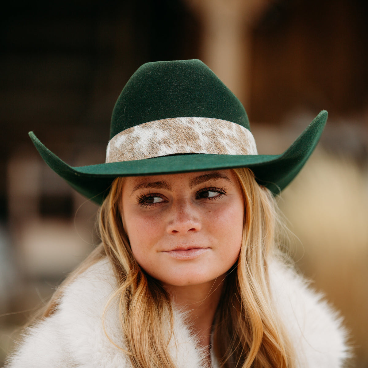 Cowhide Hat Band