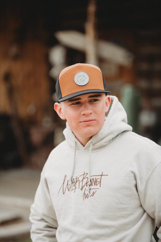 Brown Warbonnet Emblem Cap
